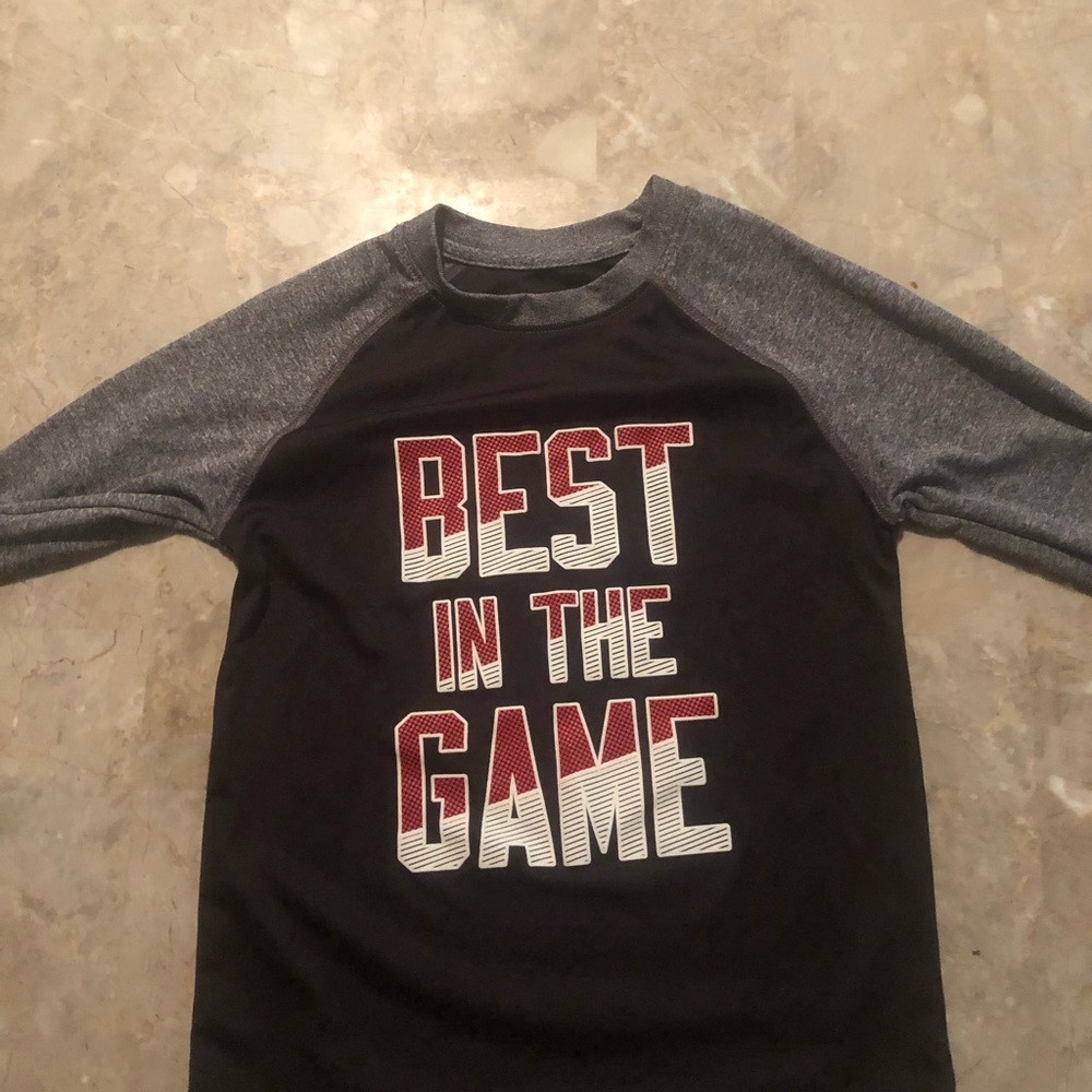 Athletic long sleeve for boys